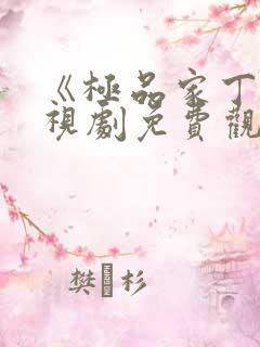 《极品家丁》电视剧免费观看全集