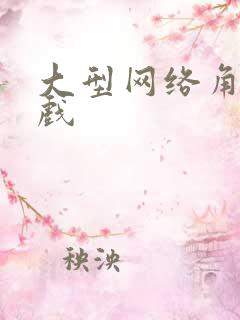 大型网络角色游戏