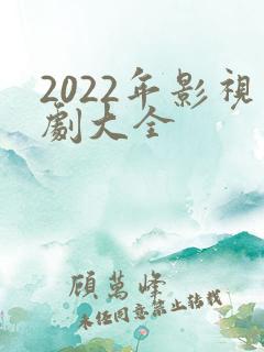 2022年影视剧大全