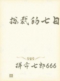 总裁的七日恋人