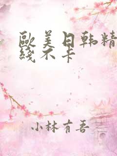 欧美日韩精品在线不卡