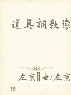 道具调教惩罚文