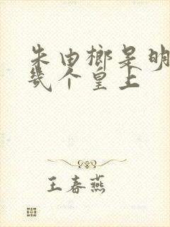 朱由榔是明朝第几个皇上