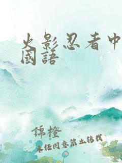 火影忍者中文版国语
