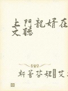 上门龙婿在线全文听