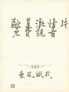 欧美激情片在线免费观看