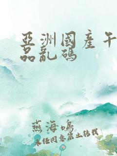 亚洲国产午夜精品乱码
