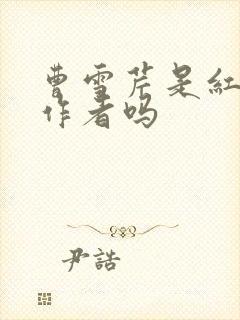 曹雪芹是红楼梦作者吗