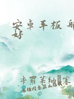 安卓平板 哪个好