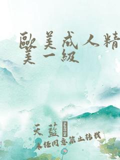 欧美成人精品欧美一级