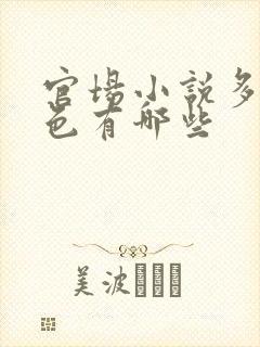 官场小说多女角色有哪些