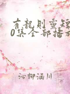 有龙则灵短剧80集全部播放