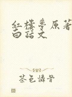 红楼梦原著正版白话文
