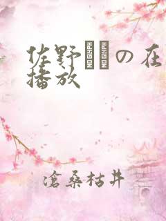佐野ゆきの在线播放