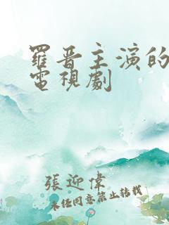 罗晋主演的所有电视剧