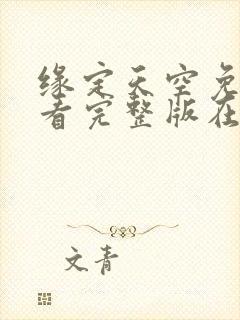 缘定天空免费观看完整版在线全集