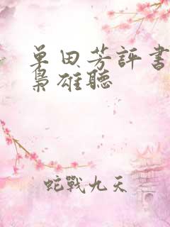 单田芳评书乱世枭雄听