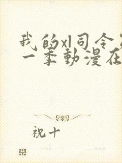 我的xl司令第一季动漫在线观看免费