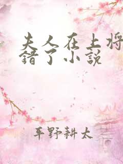 夫人在上将军知错了小说
