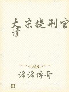 大宋提刑官 高清