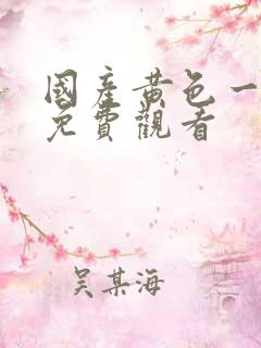 国产黄色一级片免费观看