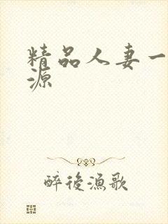 精品人妻一区资源