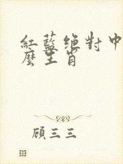 红蓝绝对中是什么生肖