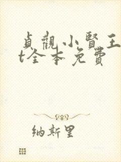 贞观小贤王txt全本免费