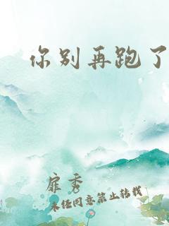 你别再跑了po