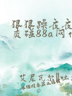 狠狠躁夜夜躁人爽碰88a网站