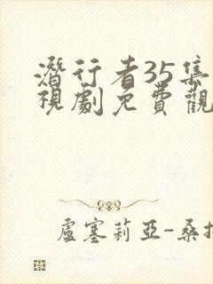 潜行者35集电视剧免费观看