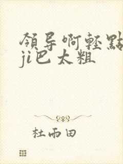 领导啊轻点灬大ji巴太粗