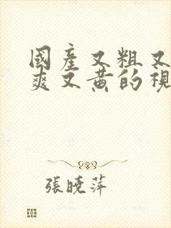 国产又粗又猛又爽又黄的视频p站