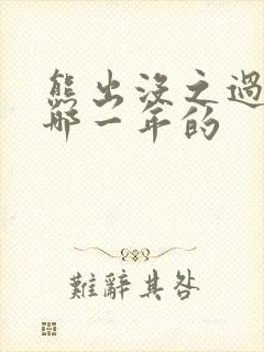 熊出没之过年是哪一年的