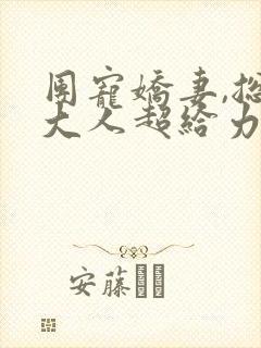 团宠娇妻,总裁大人超给力