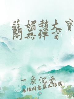 苏媚赵大宝笔趣阁无弹窗