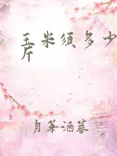 玉米须多少钱一斤