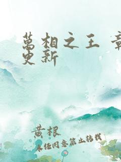 万相之王 章节更新