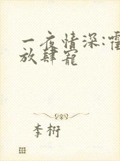 一夜情深:霍少放肆宠