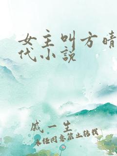 女主叫方晴的现代小说