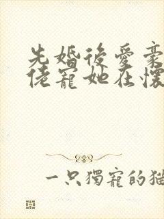 先婚后爱豪门大佬宠她在怀