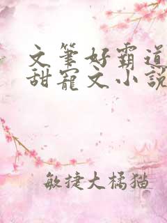 文笔好霸道总裁甜宠文小说