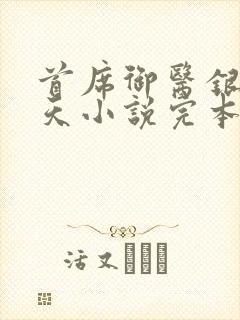 首席御医银河九天小说完本