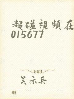 超碰视频在线2015677