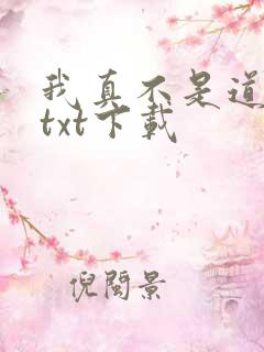 我真不是道祖啊txt下载