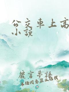 公交车上高潮了小说