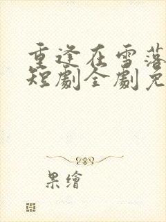 重逢在雪落之前短剧全剧免费
