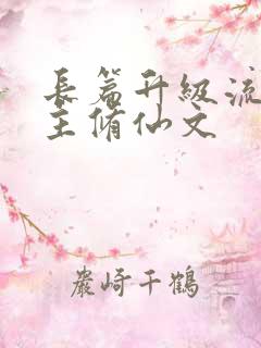 长篇升级流双男主修仙文