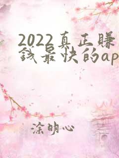 2022真正赚钱最快的app