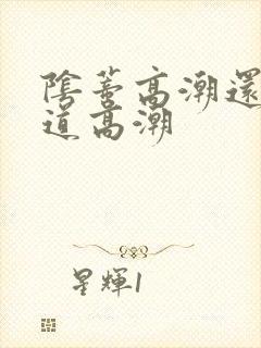 阴蒂高潮还是阴道高潮